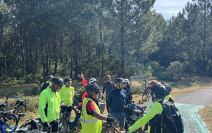 sortie vélo DUNE DU PILAT merci à Martine et Christian