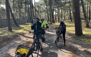 sortie vélo DUNE DU PILAT merci à Martine et Christian