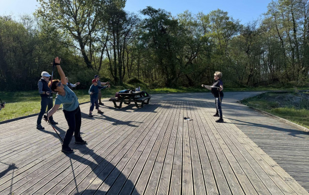 un jeudi de Nordic Yoga au lac